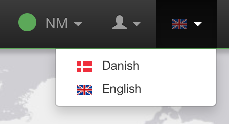 Language Menu