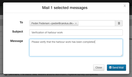 Email Dialog