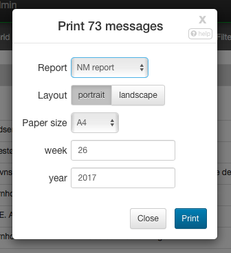 Print Dialog